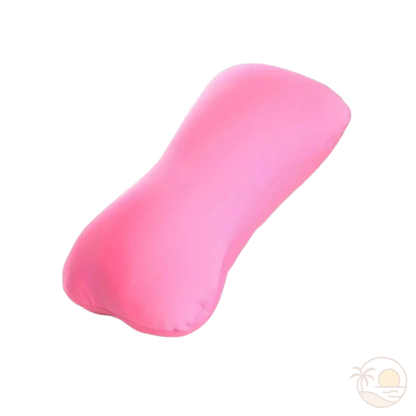 coussin de plage memoire de forme rose
