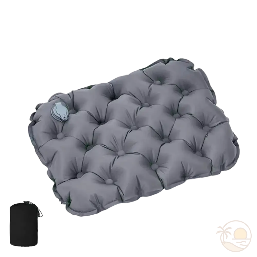 coussin de plage pliant gris