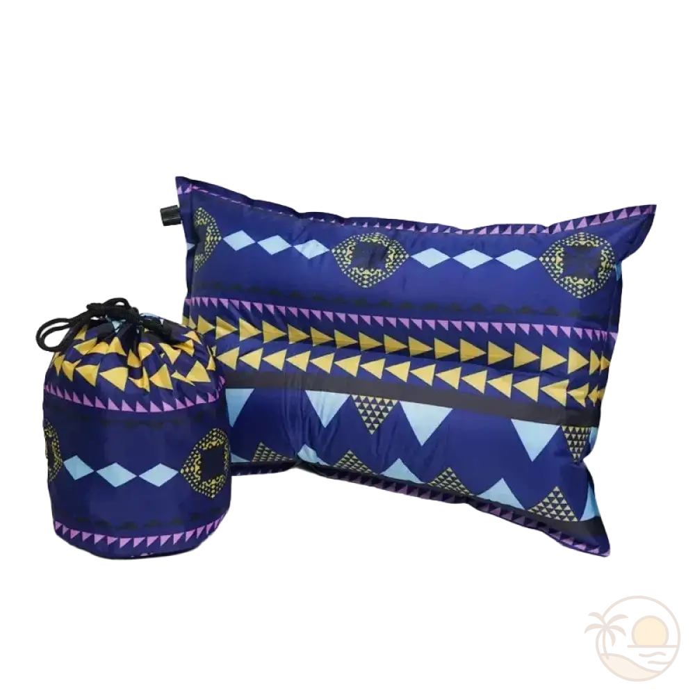 coussin de plage tissu bleu marine