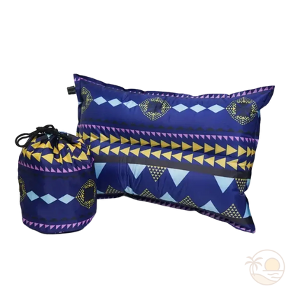 coussin de plage tissu bleu marine