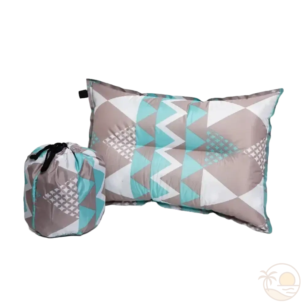 coussin de plage tissu gris