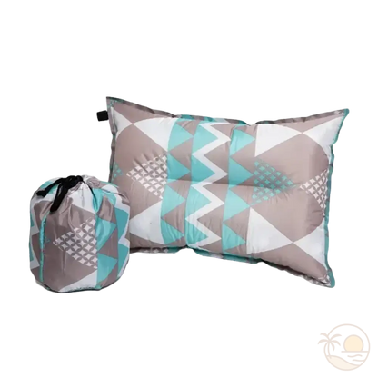 coussin de plage tissu gris