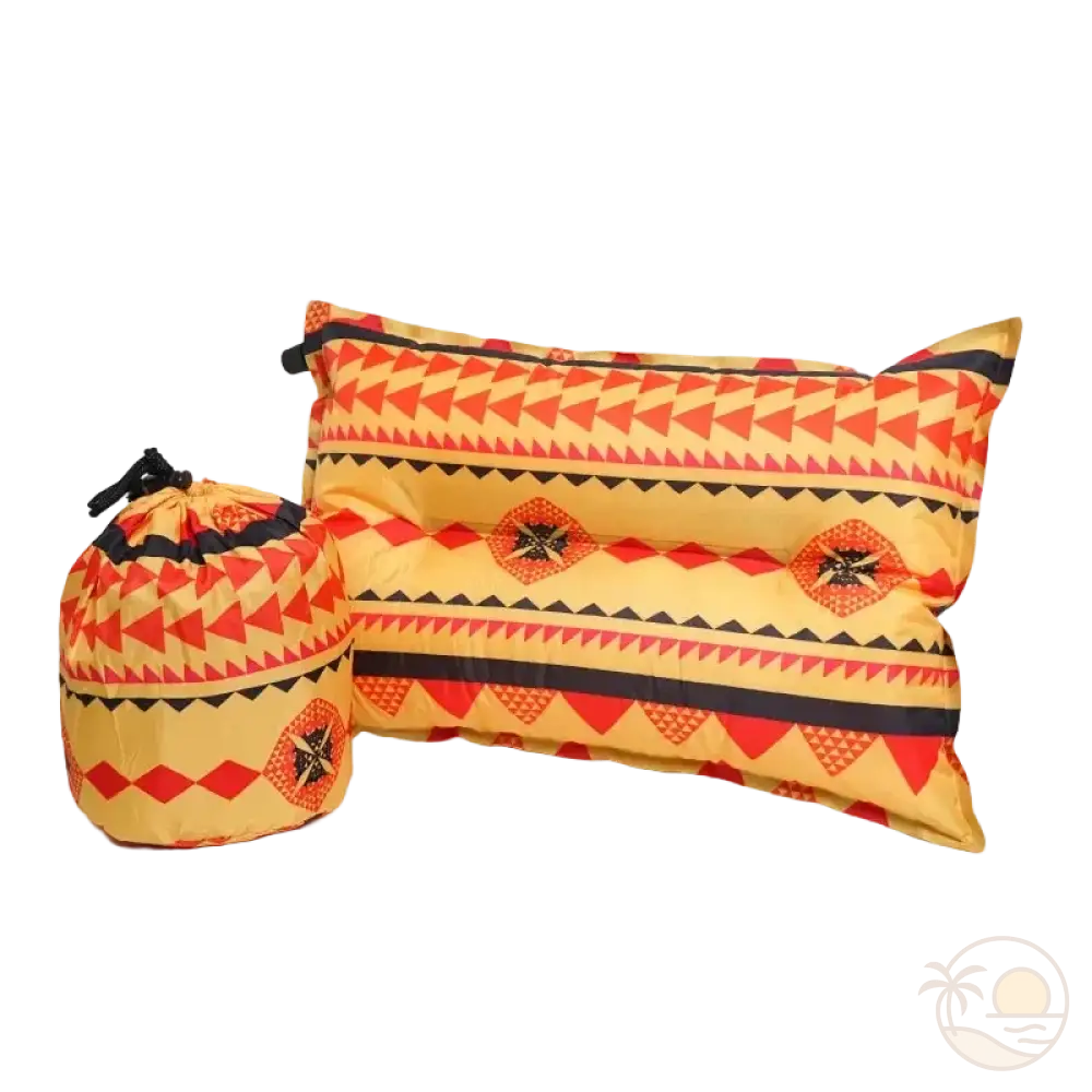coussin de plage tissu orange