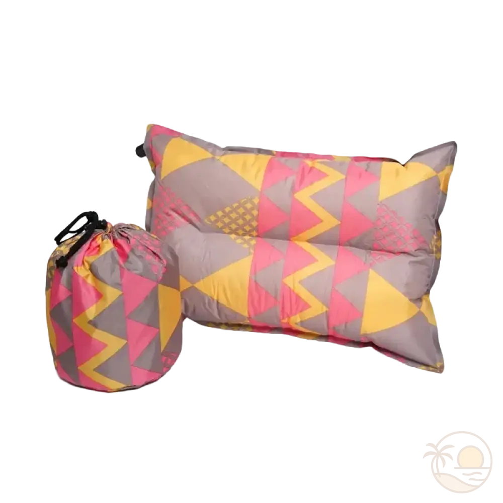 coussin de plage tissu rose