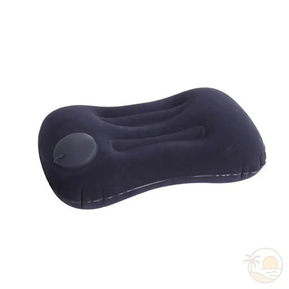 coussin gonflable de plage bleu marine