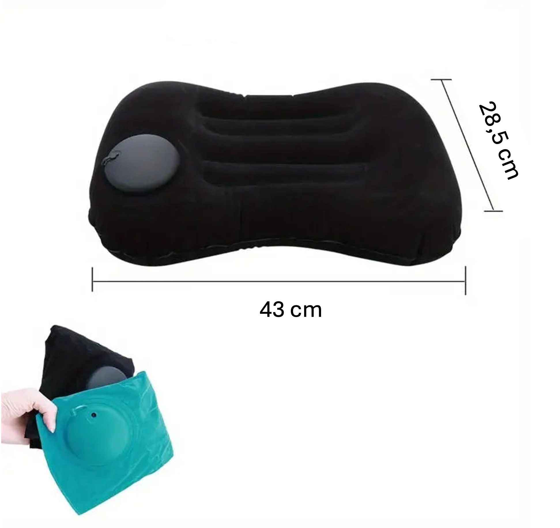 coussin gonflable de plage dimensions