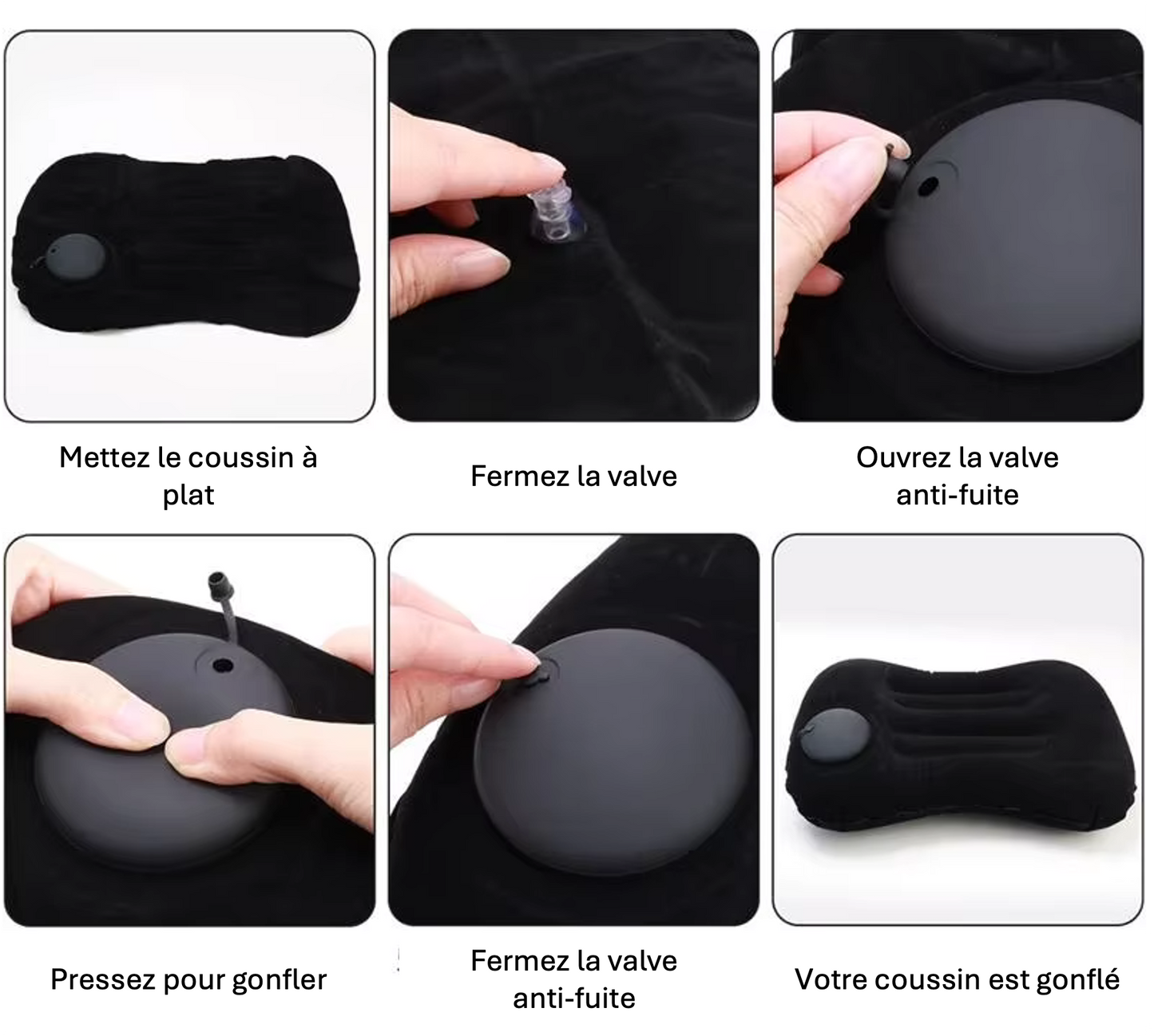 coussin gonflable de plage gonflement