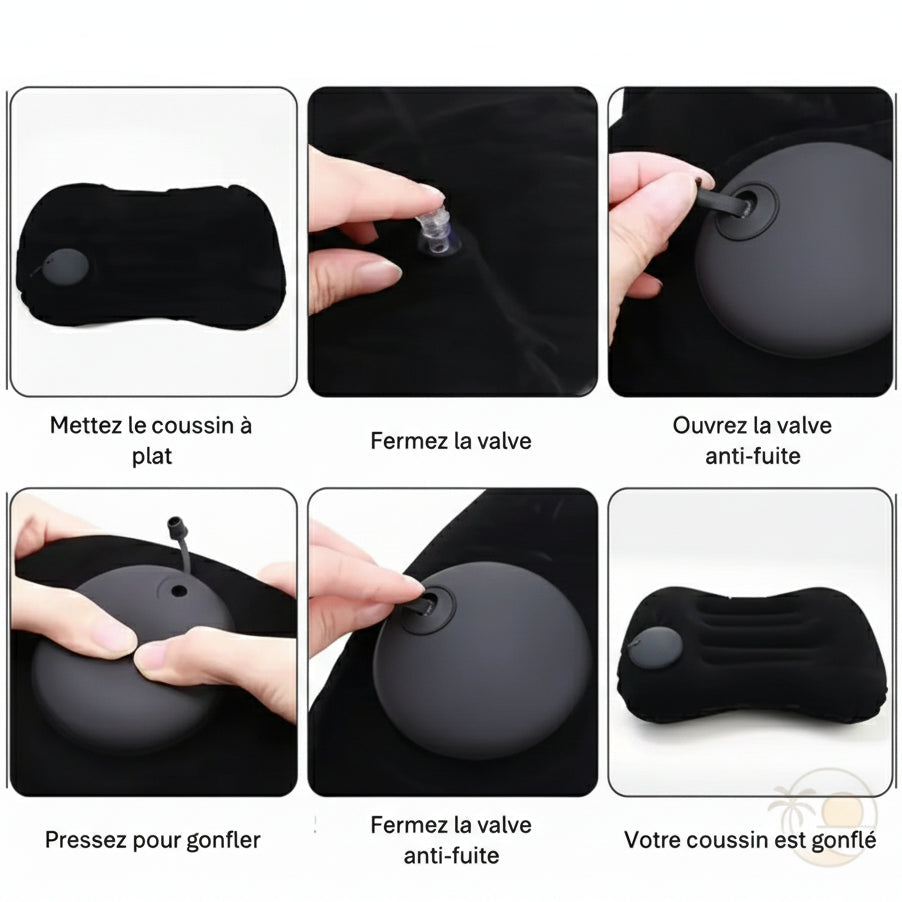 coussin gonflable de plage gonflement explications