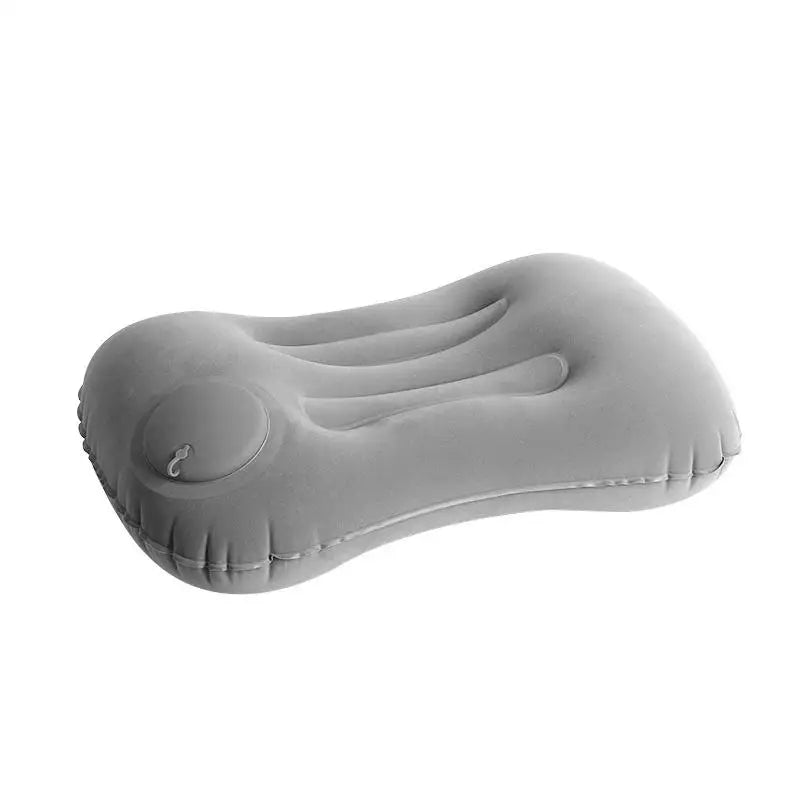 coussin gonflable de plage gris