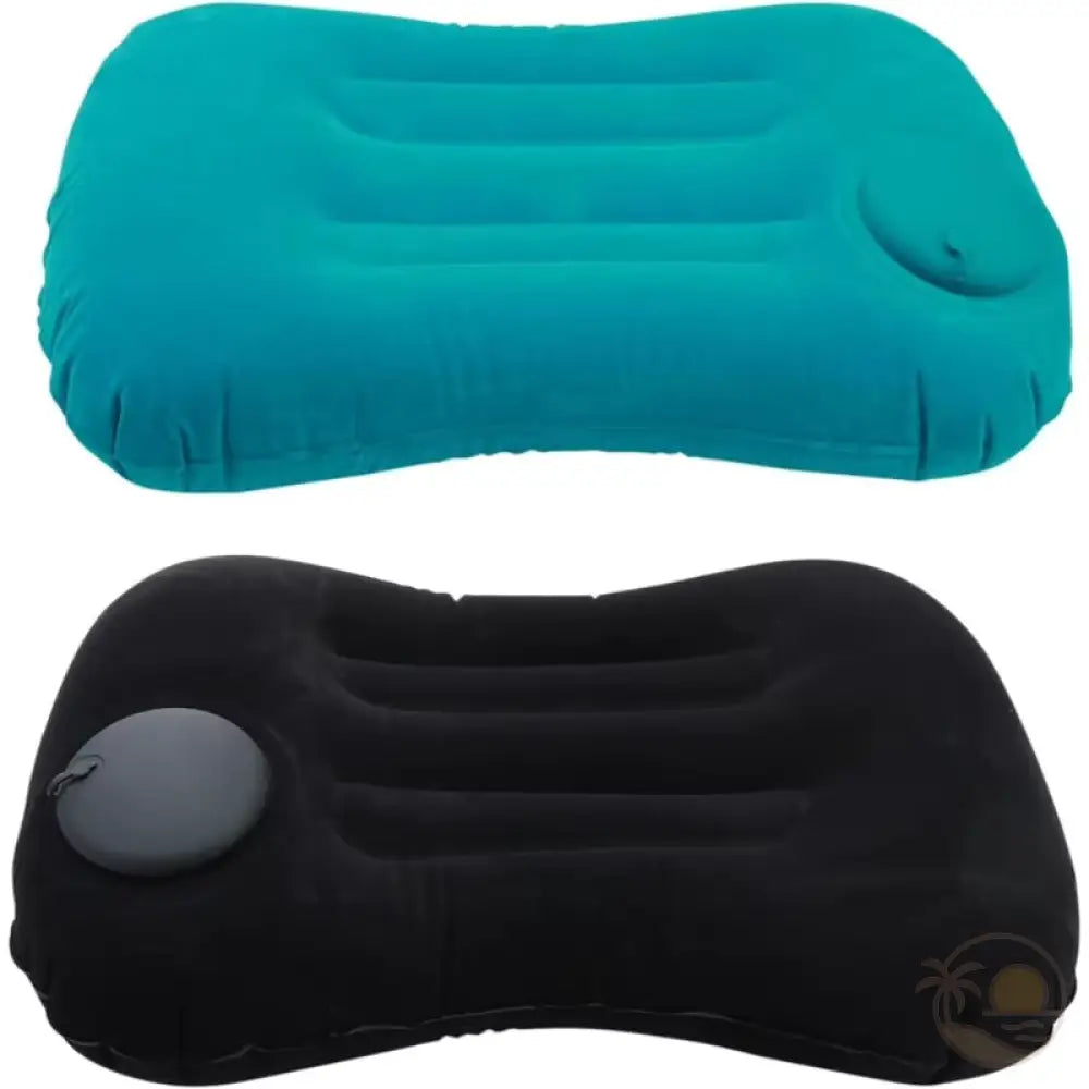 coussins gonflables de plage bleu noir