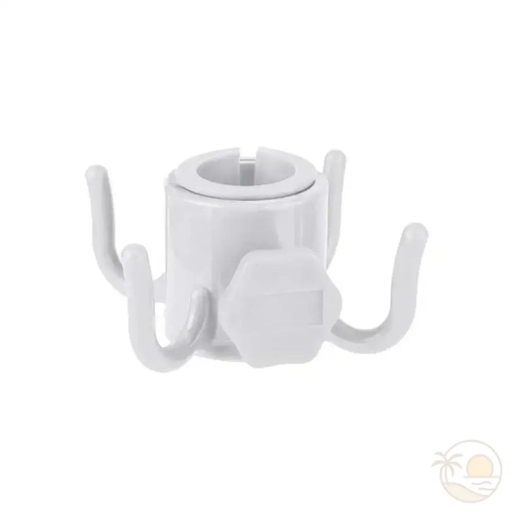 crochet parasol blanc