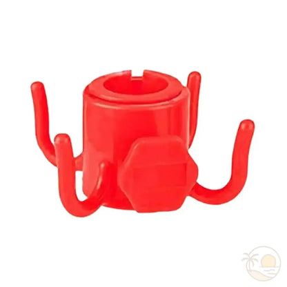 crochet parasol rouge