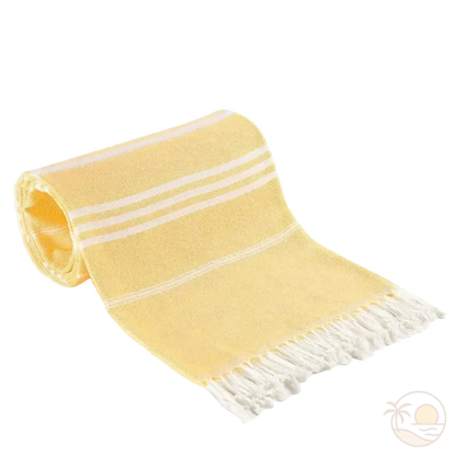 drap plage fouta jaune