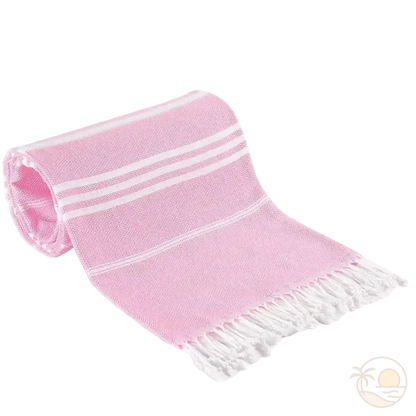 drap plage fouta rose