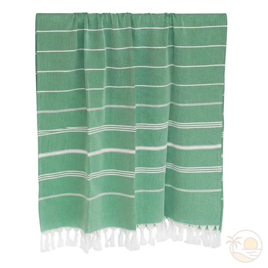 drap plage fouta vert suspendu