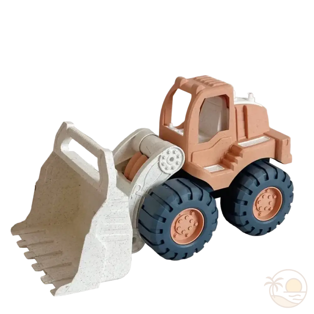 ensemble seau rateau pelle jeu de plage bulldozer