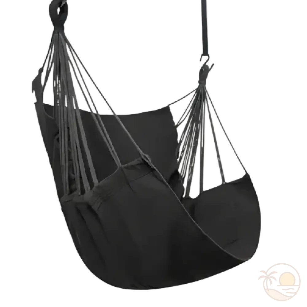 fauteuil hamac noir