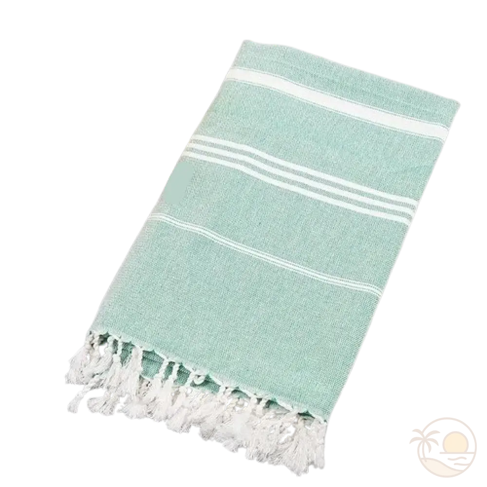fouta plage vert
