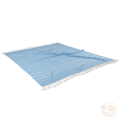 fouta plage xxl bleu