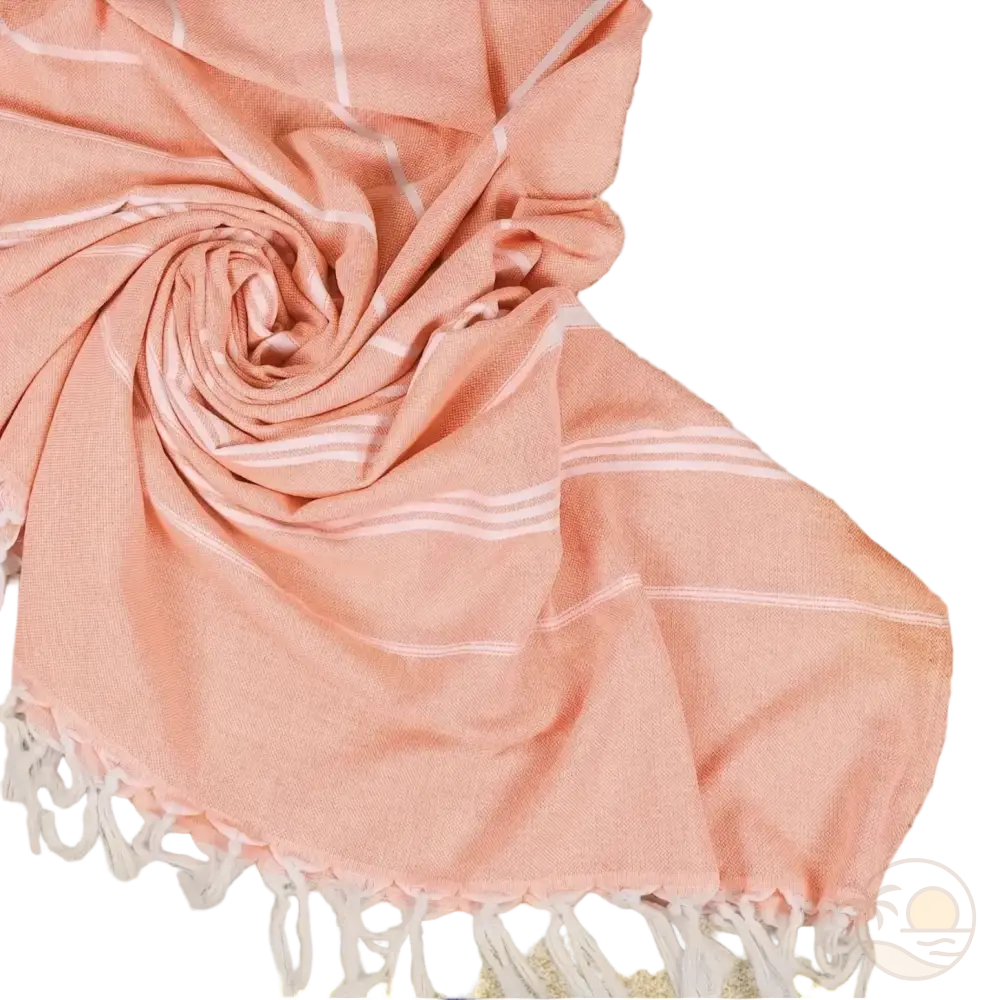 fouta plage xxl rouge roulee