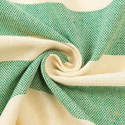 fouta serviette de plage vert zoom tissu