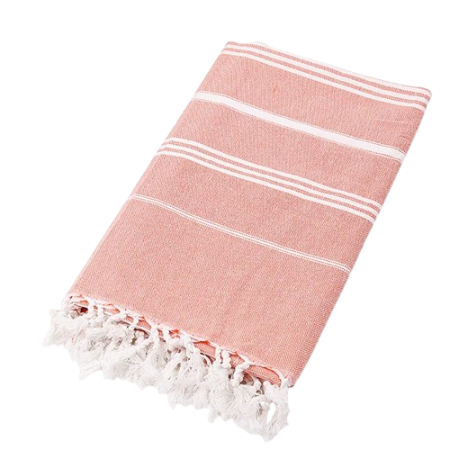fouta serviette plage orange