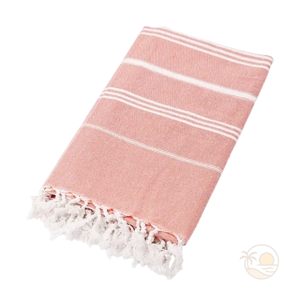 fouta serviette plage orange