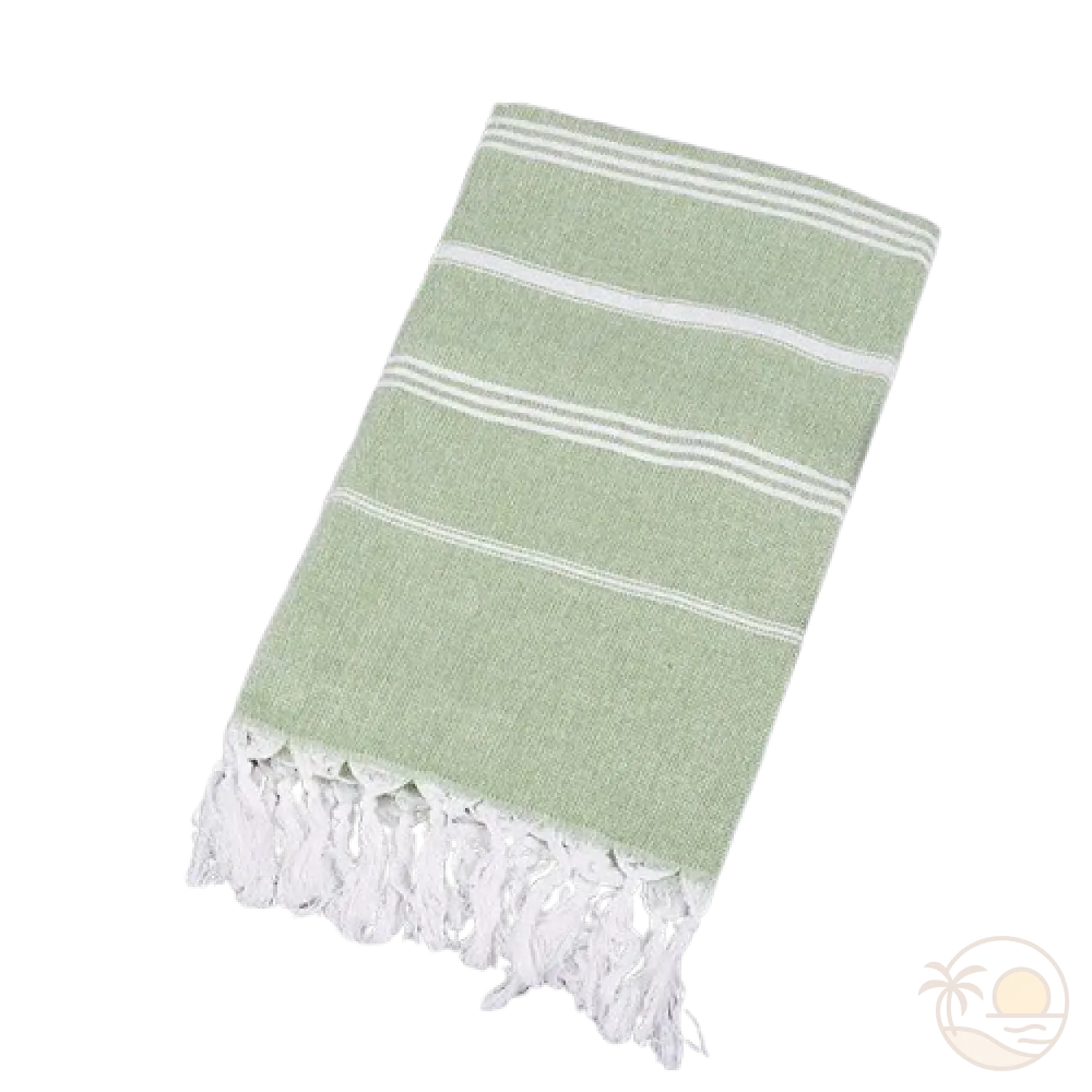 fouta serviette plage vert pomme