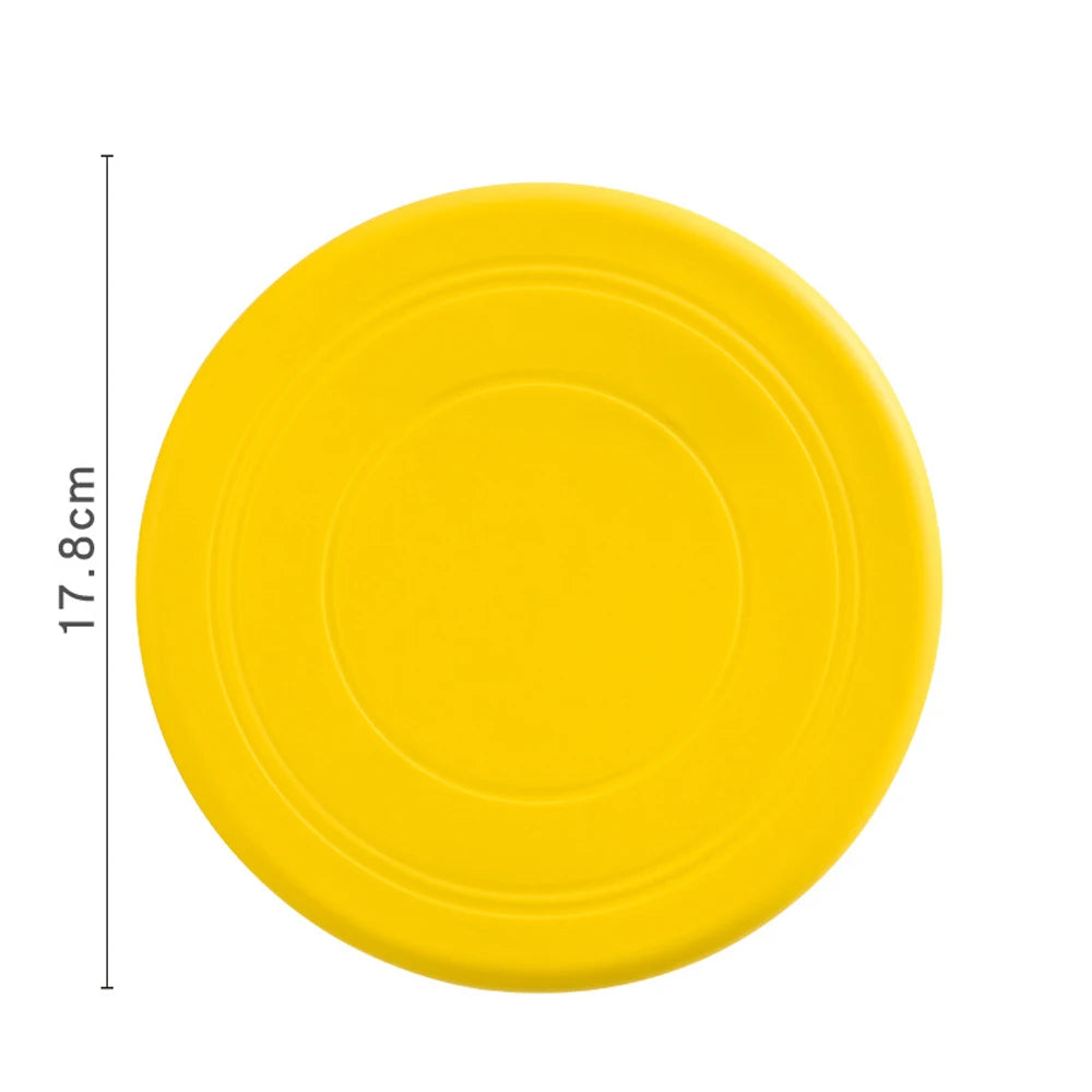 frisbee chien jaune