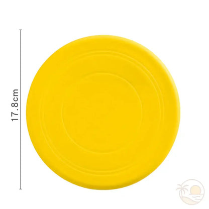 frisbee chien jaune
