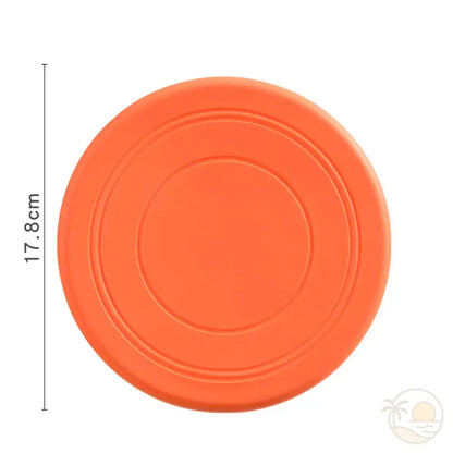 frisbee chien orange