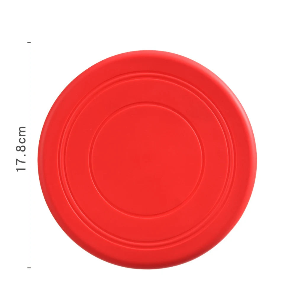 frisbee chien rouge