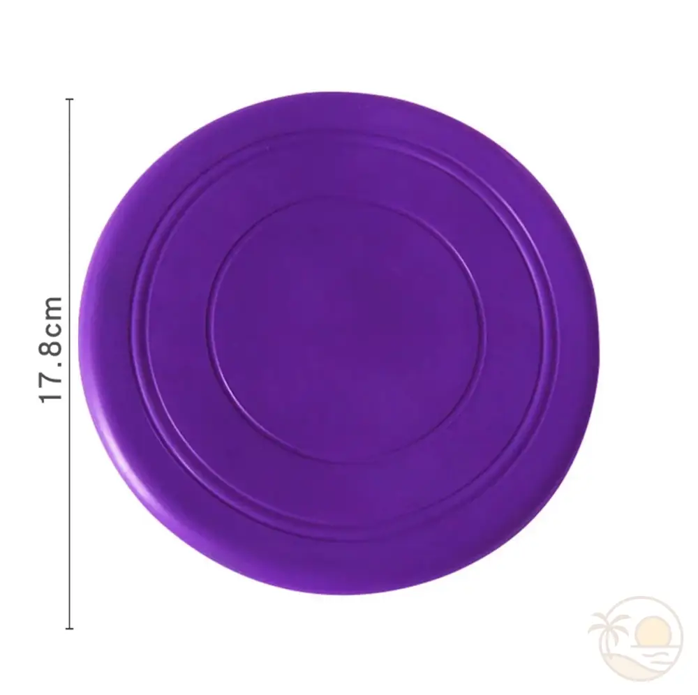 frisbee chien violet