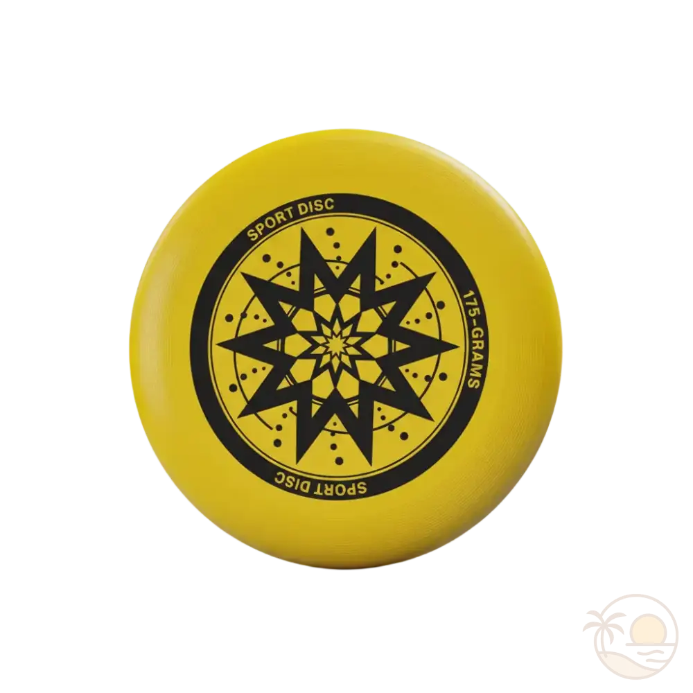 frisbee competition jaune