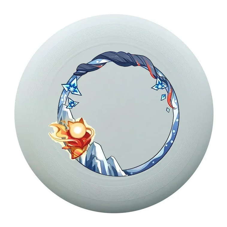 frisbee plage anneau glace