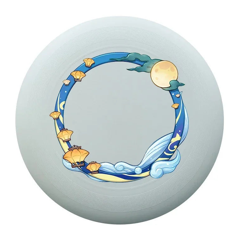 frisbee plage anneau lune