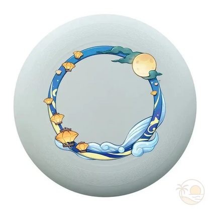 frisbee plage anneau lune
