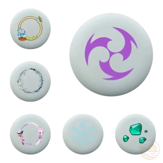 frisbee plage anneaux emeraudes flocon