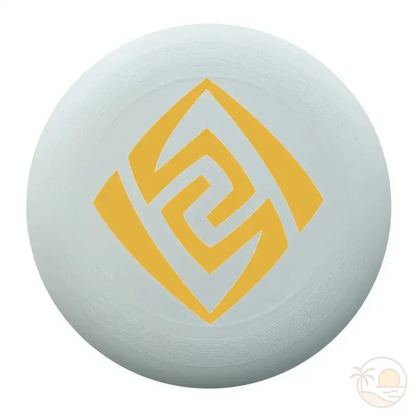 frisbee plage losange jaune