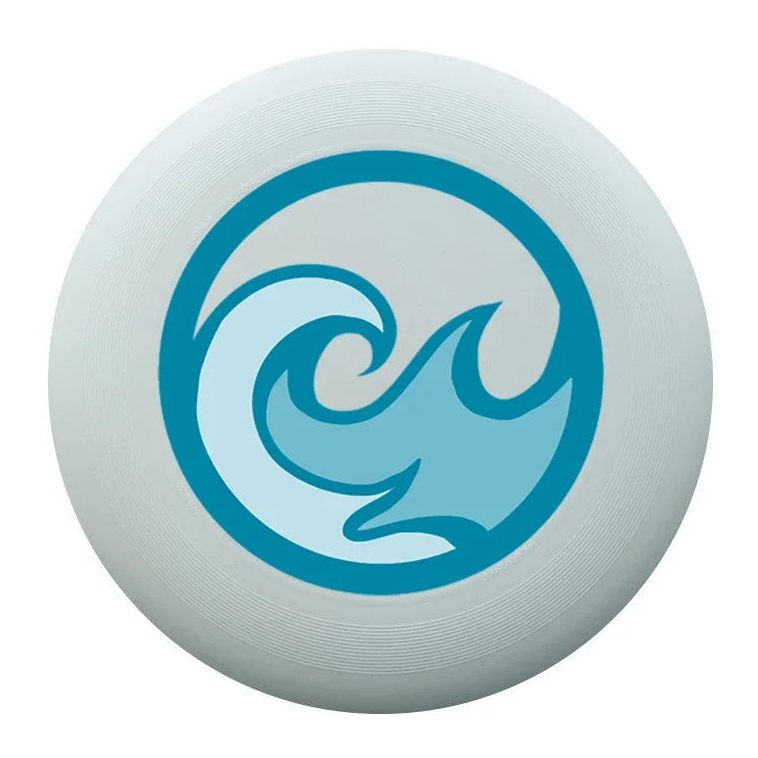frisbee plage symbole eau