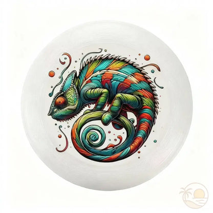 frisbee sport cameleon tribal