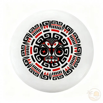 frisbee sport mandala soleil noir tribal