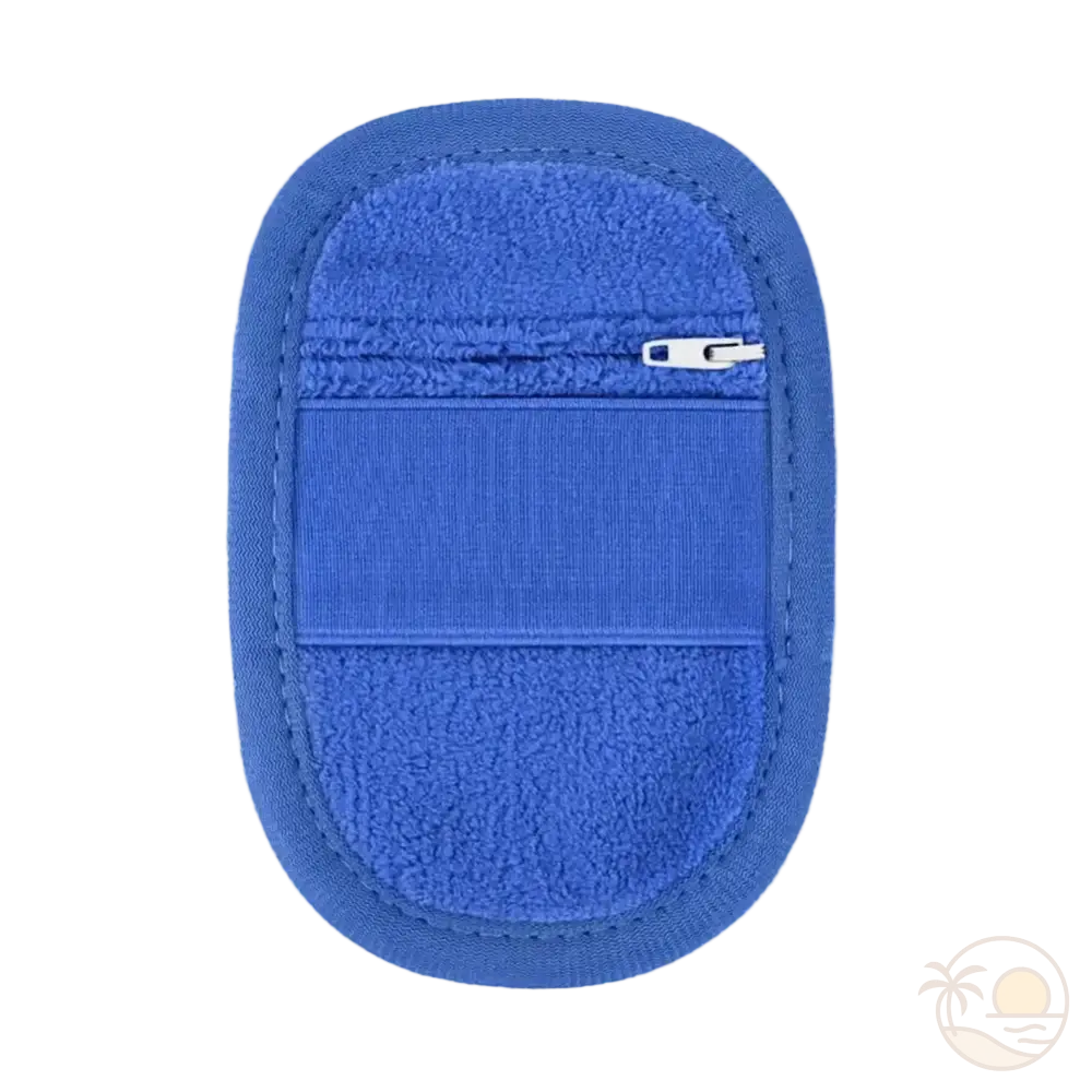 gant anti grains de sable bleu