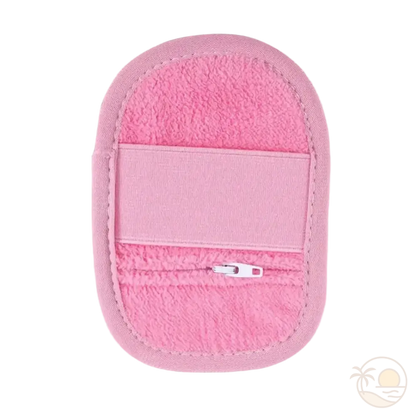 gant anti grains de sable rose