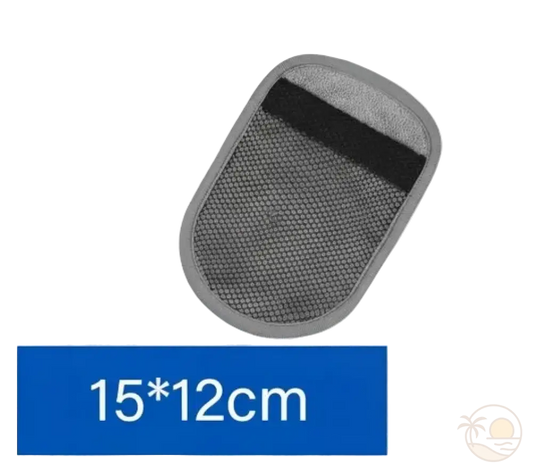 gant de plage gris 15x12 cm