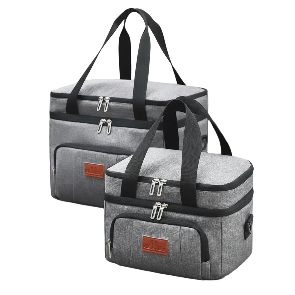 glaciere souple gris petit grand