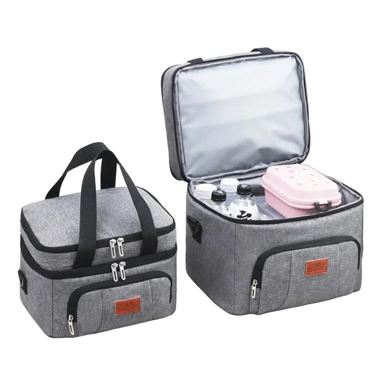 glaciere souple gris petit grand interieur