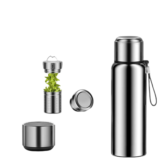 gourde isotherme 2l argent