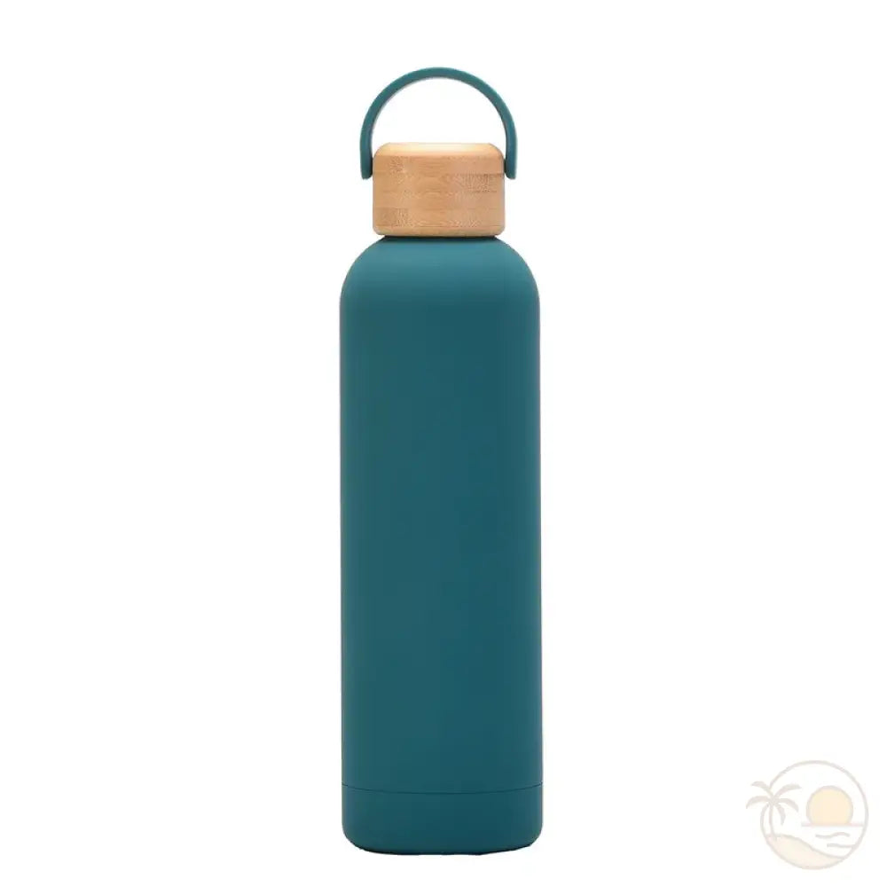 gourde isotherme 750ml bleu canard