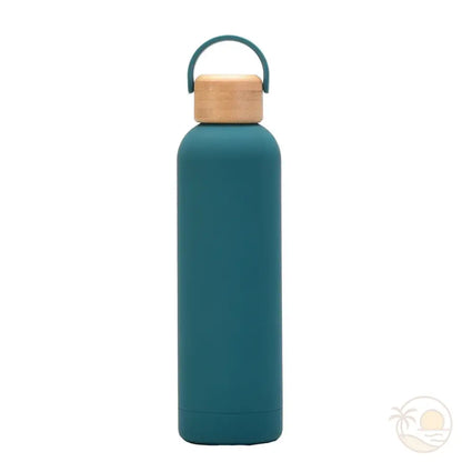 gourde isotherme 750ml bleu canard